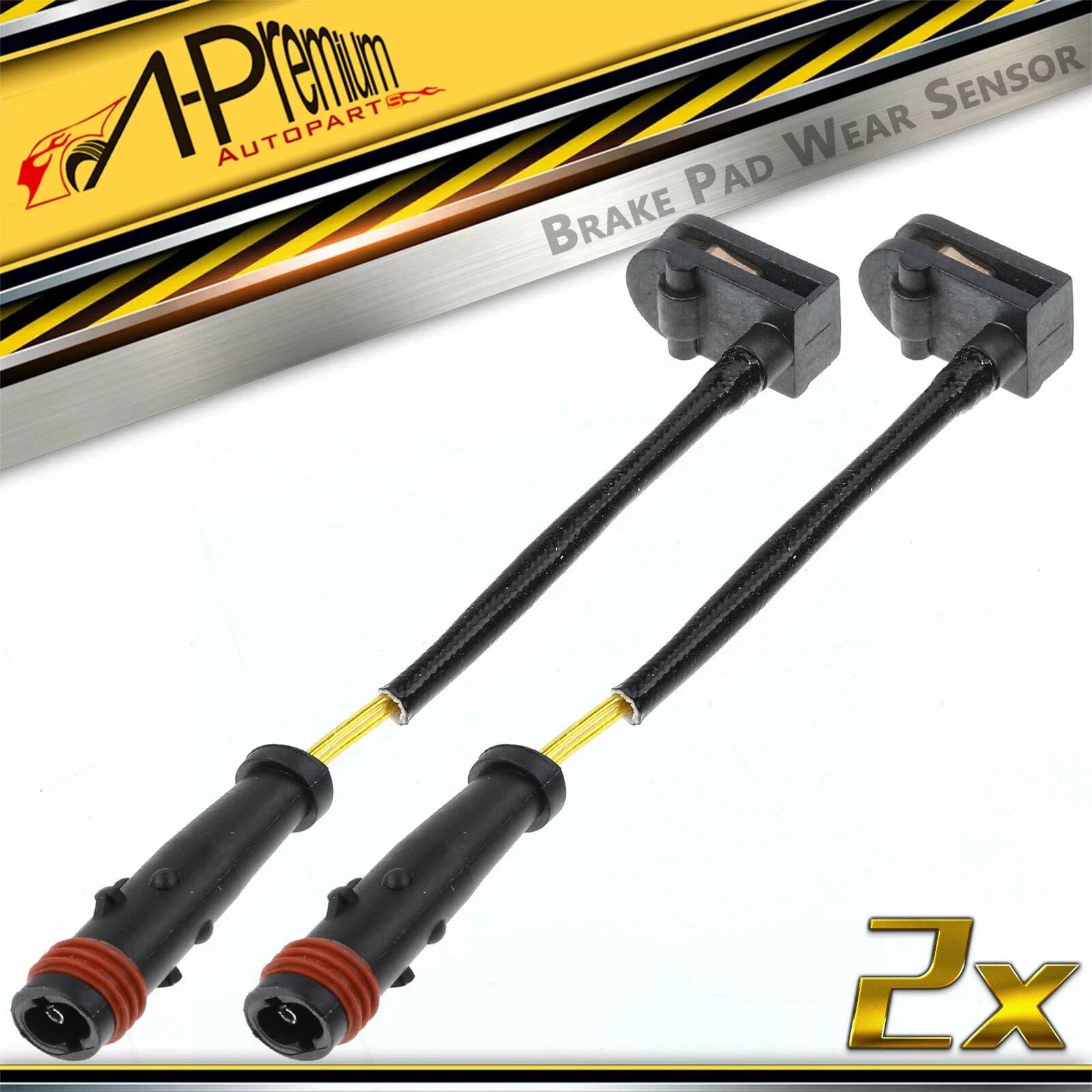 2X Disc Brake Pad Wear Sensor Front for Dodge Mercedes-Benz (2007–2018)