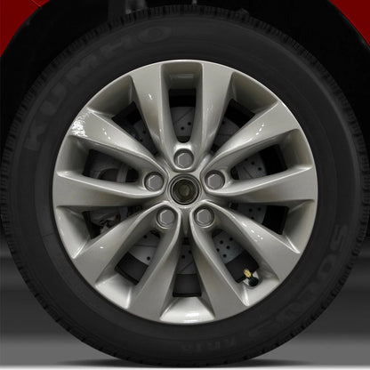 17x7 Factory Wheel (Medium Silver Full Face) for 2016 Kia Optima