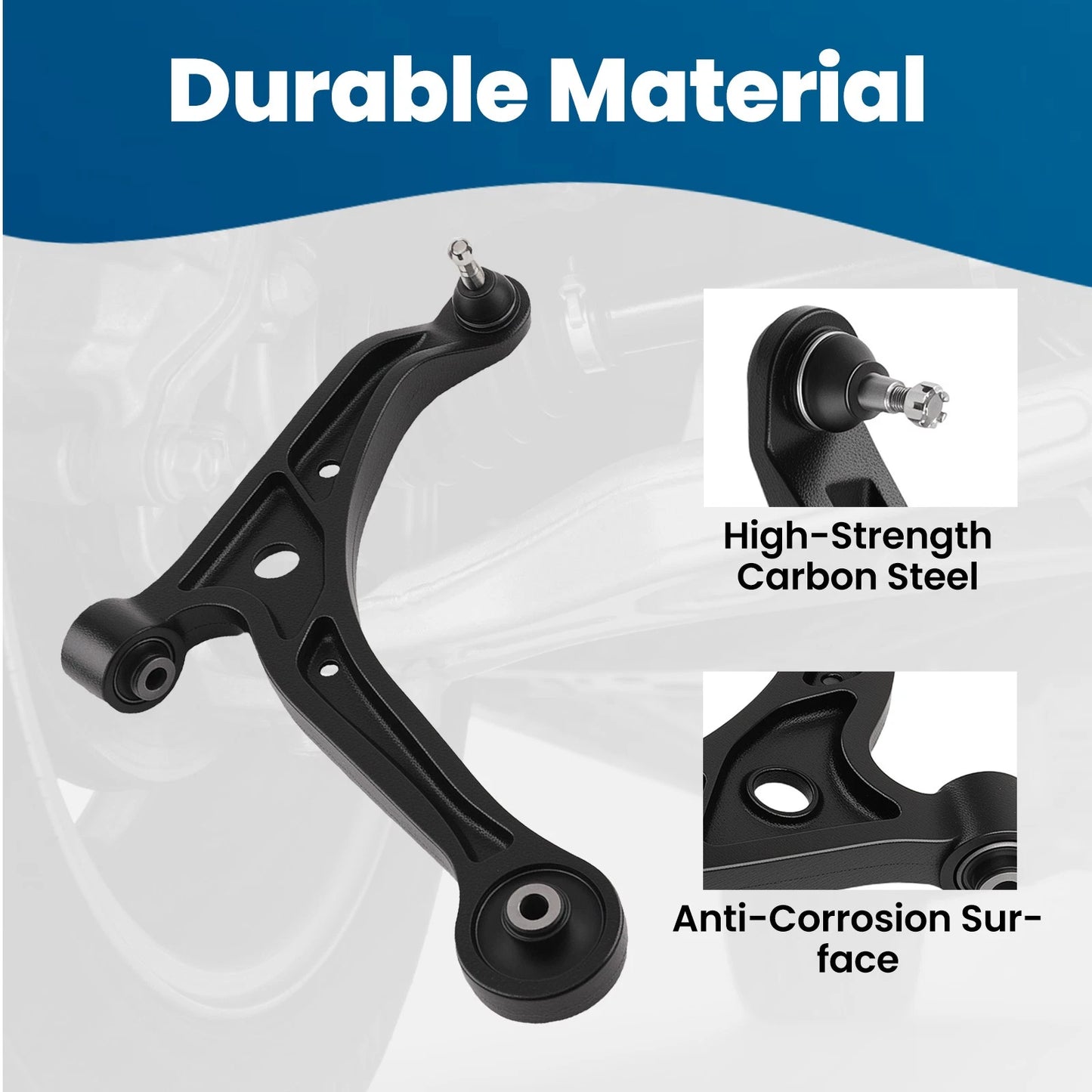 2x Front Lower Control Arms for Honda Odyssey (1999–2004)
