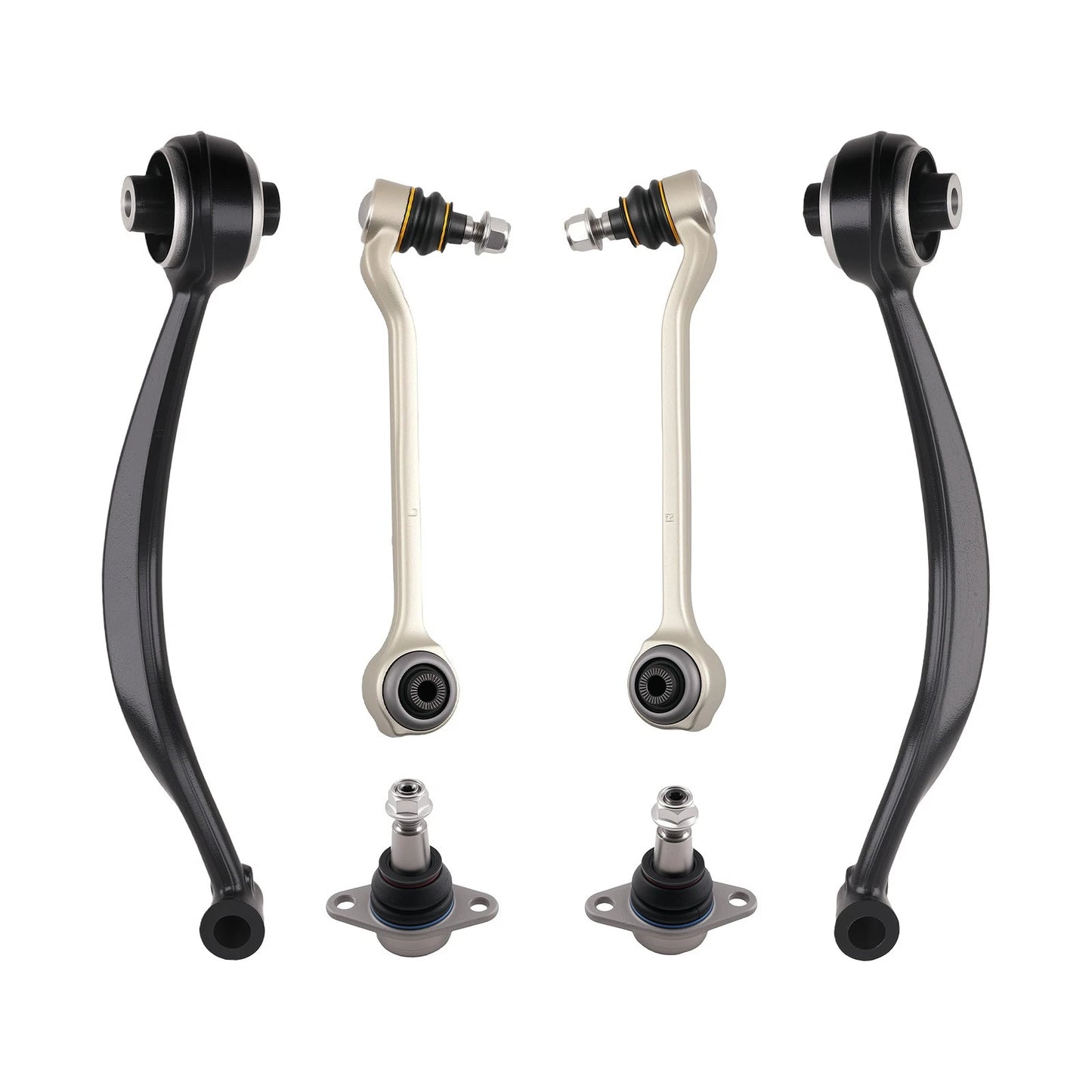 6Pc Front Upper Lower Control Arm Ball Joint Kit for BMW X3 X4 (2011–2018)
