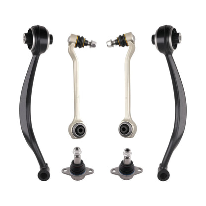 6Pc Front Upper Lower Control Arm Ball Joint Kit for BMW X3 X4 (2011–2018)