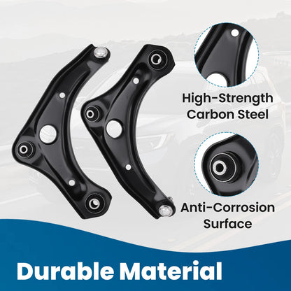 Front Lower Control Arms & Ball Joint Assembly for Nissan Versa (2013–2019)