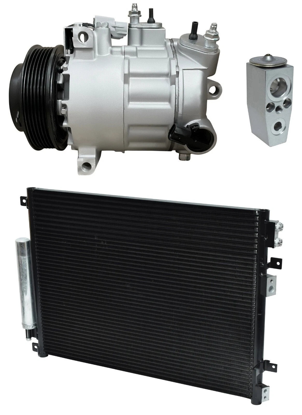 A/C Compressor Kit With Condenser for Dodge Challenger 3.6L (2017–2019)