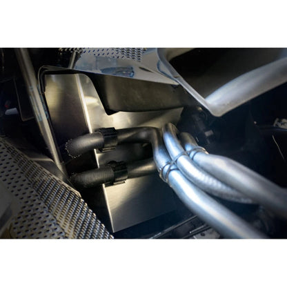 Brushed Stainless Steel Fan Shroud Cover for 2014-2019 Chevy Corvette Z06