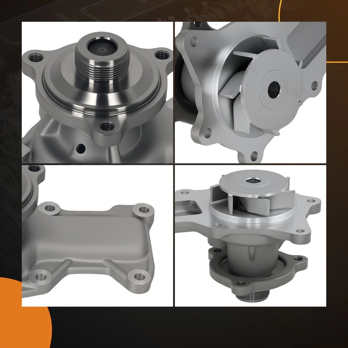 Coolant Water Pump Assembly for Jeep Wrangler 3.8L (2007–2011)