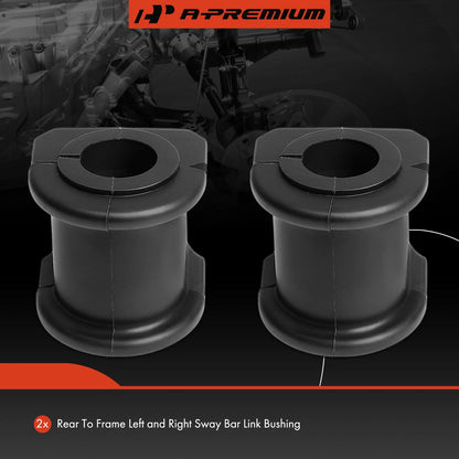 2X Rear Sway Bar Bushing Kit for Chevrolet Malibu (2004–2011)