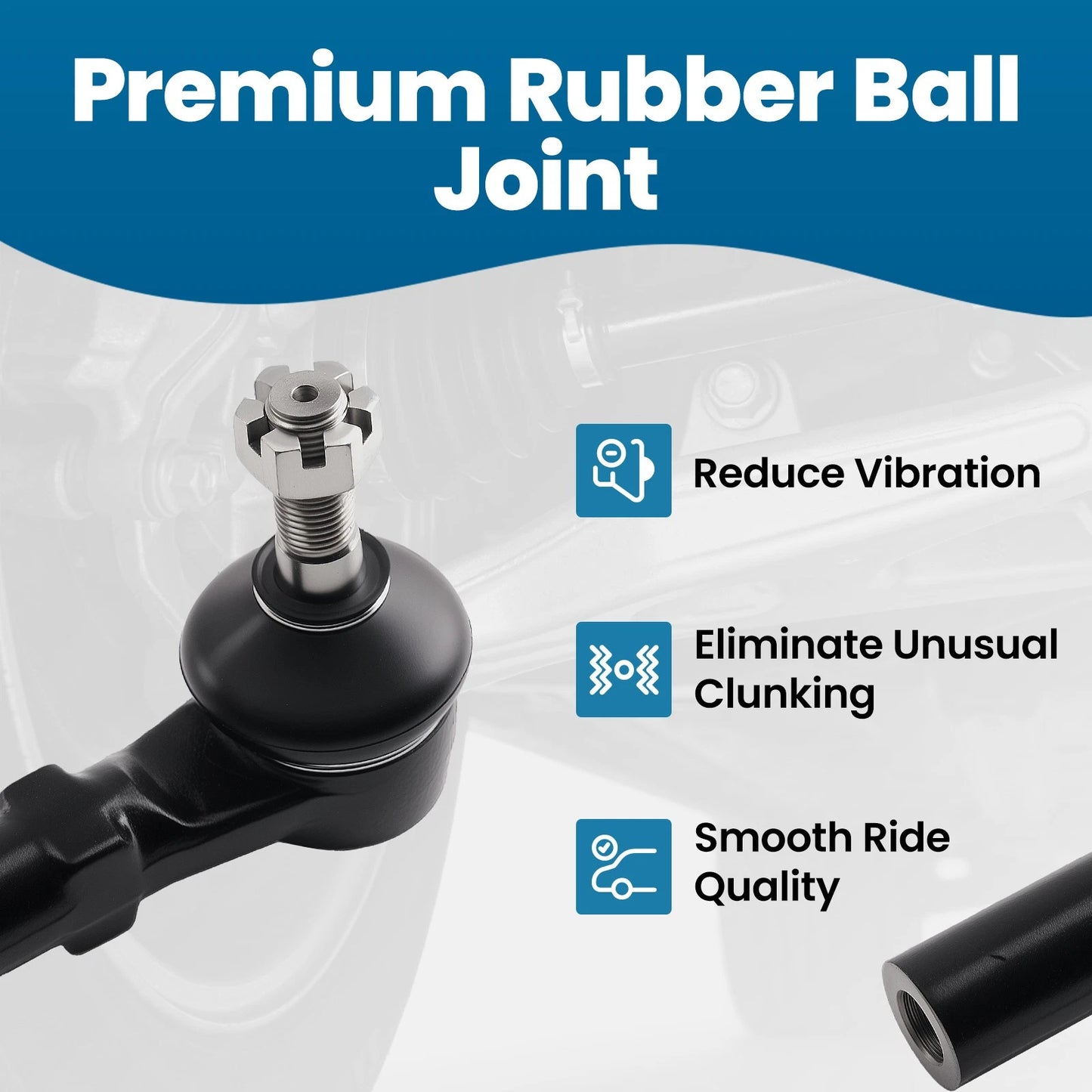 Front Outer Tie Rod for Chevy Silverado 2500 HD & Express 2500 (2001–2014)