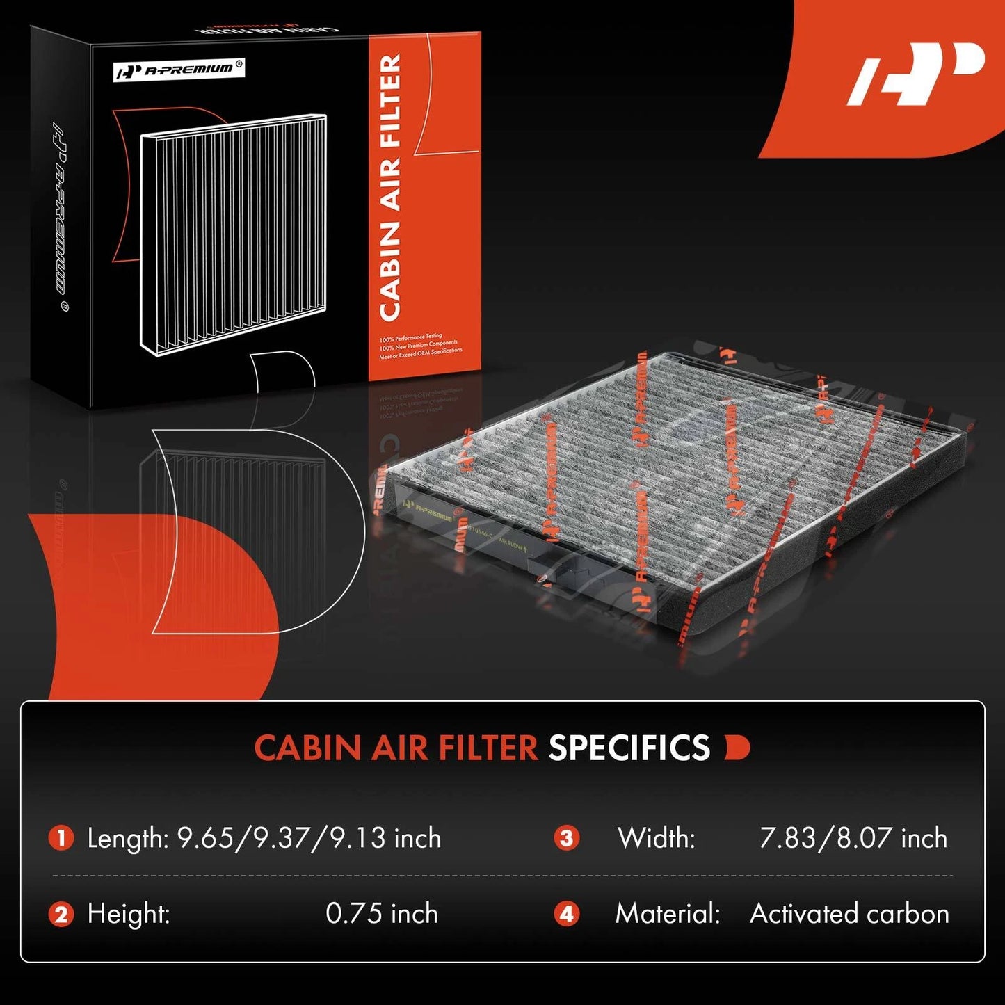 2X Activated Carbon Cabin Air Filter for Chevy Aveo Pontiac G3 (2004–2011)