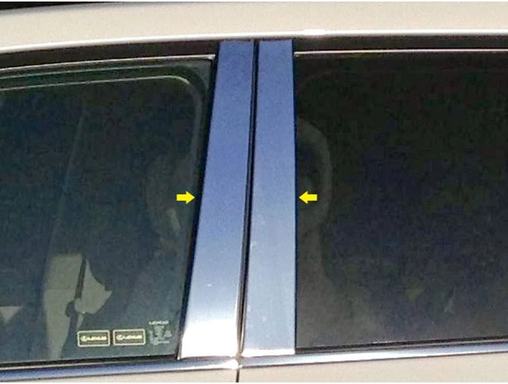 4pc. Luxury FX Chrome Pillar Post Trim For 2008-2021 Lexus LX 570