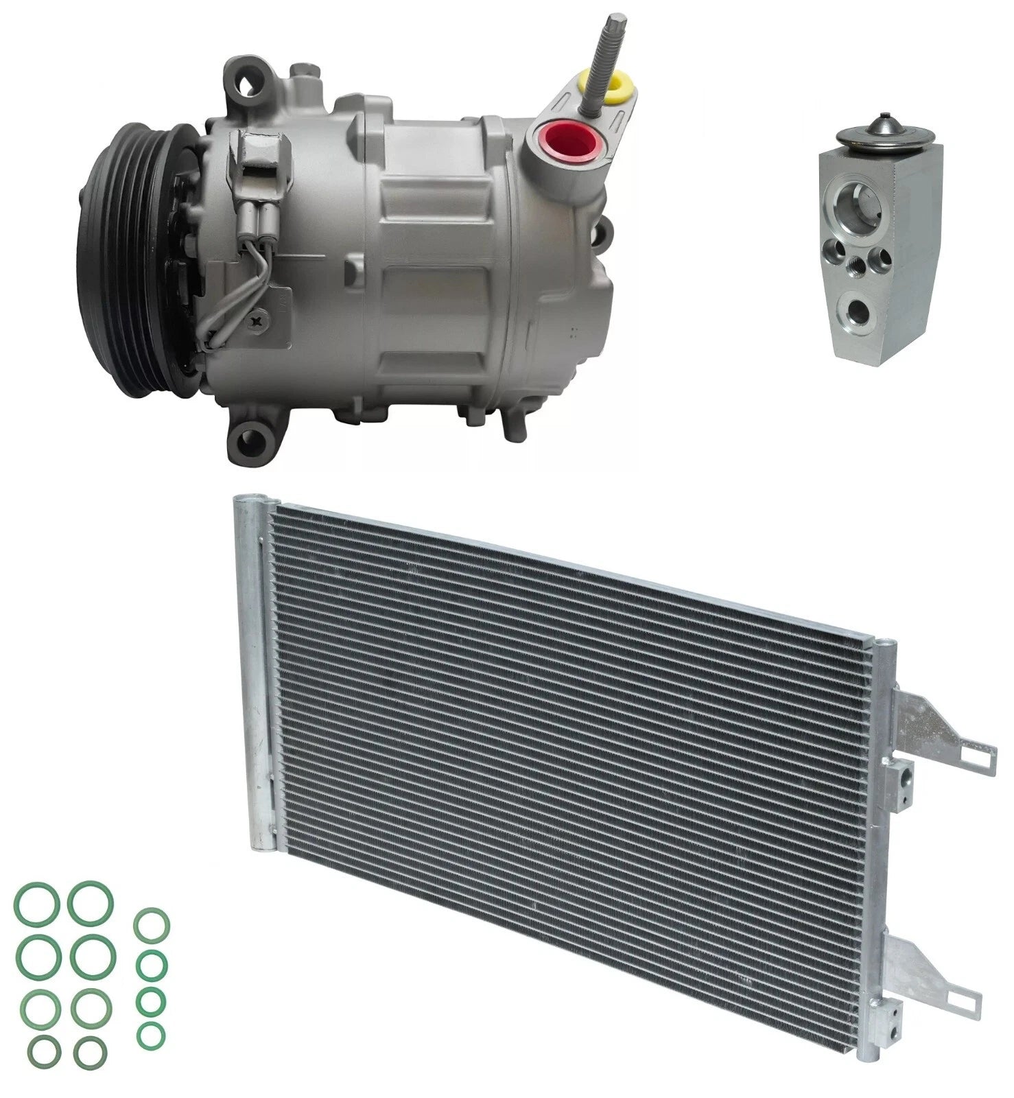 AC Compressor Kit With Condenser for Ram ProMaster 3500 (2018–2018)