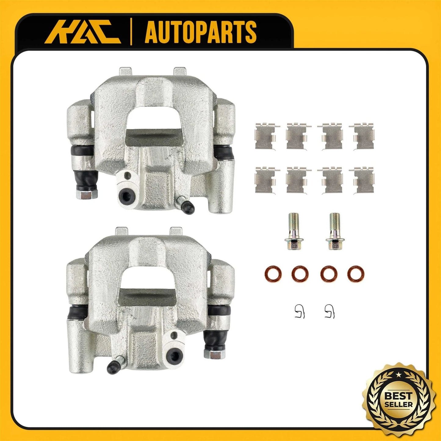 2X Brake Caliper and Bracket for Scion tC 2005–2010 Rear Driver & Passenger