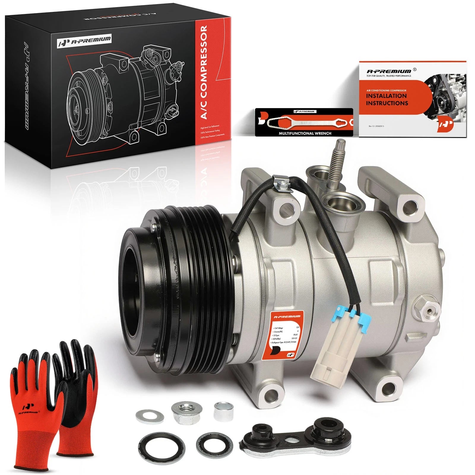 A/C Compressor with Clutch for Chevrolet Aveo (2017–2021)