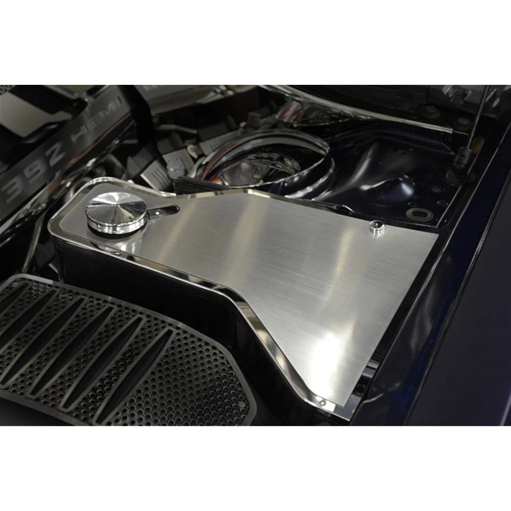 Brushed Stainless Steel Water Tank Top Plate for 11-15 Dodge Charger w/ACC Cover