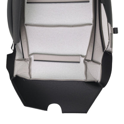 Black Leather Bottom Driver Cover for Ford F-150 Raptor Crew Cab (2017–2020)
