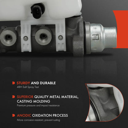 Brake Master Cylinder with Reservoir & Sensor for Chevy Trailblazer (2009)