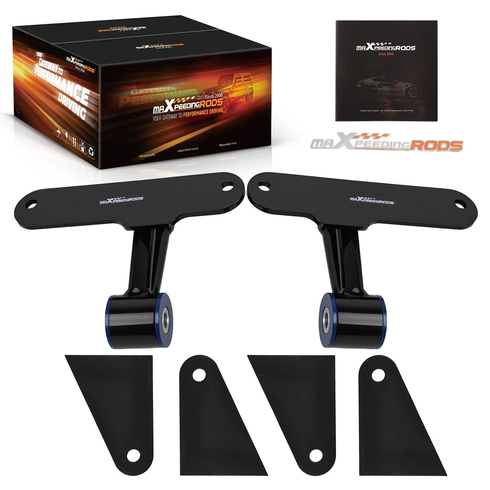 Engine Swap Motor Mount Set of 2 for Ford SBF Small Block (289–351W) (1965–1970)