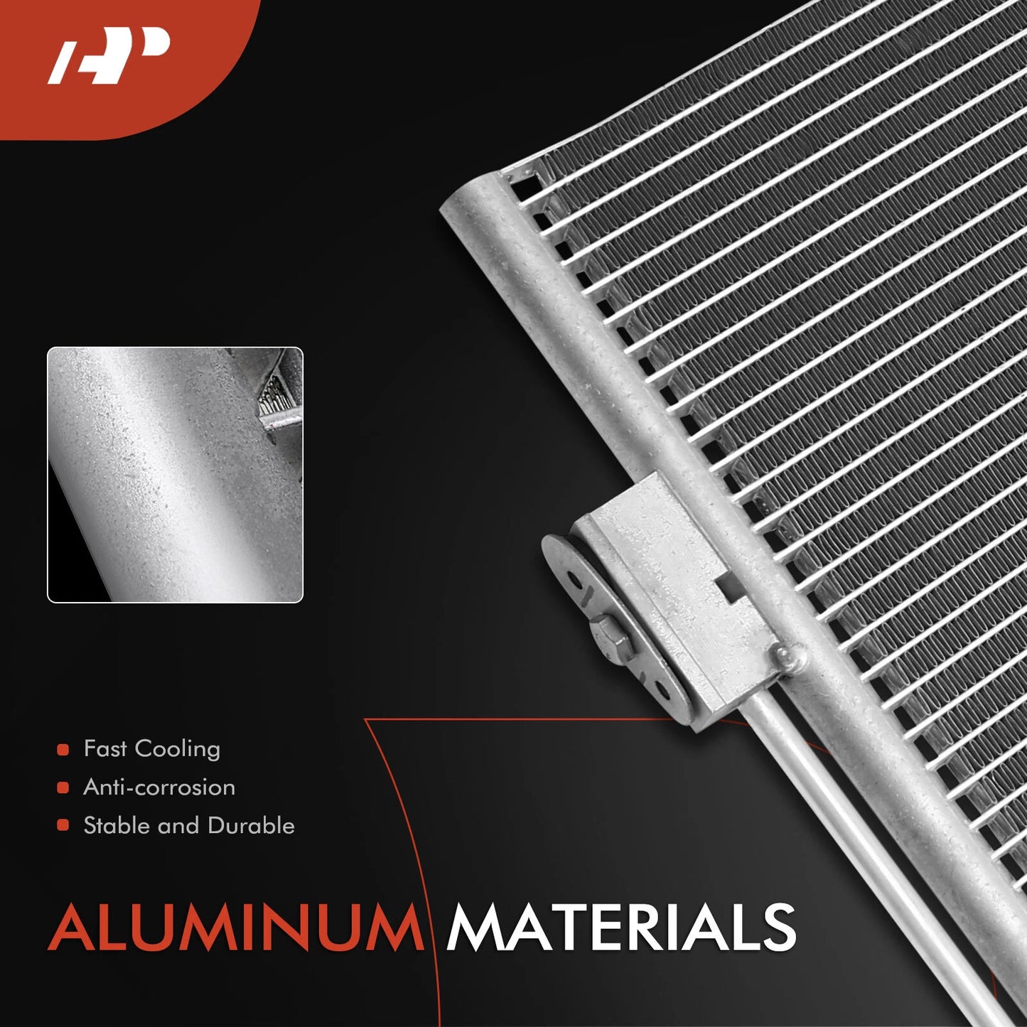 A/C Condenser with Receiver Drier for Cadillac ELR (2014–2016)