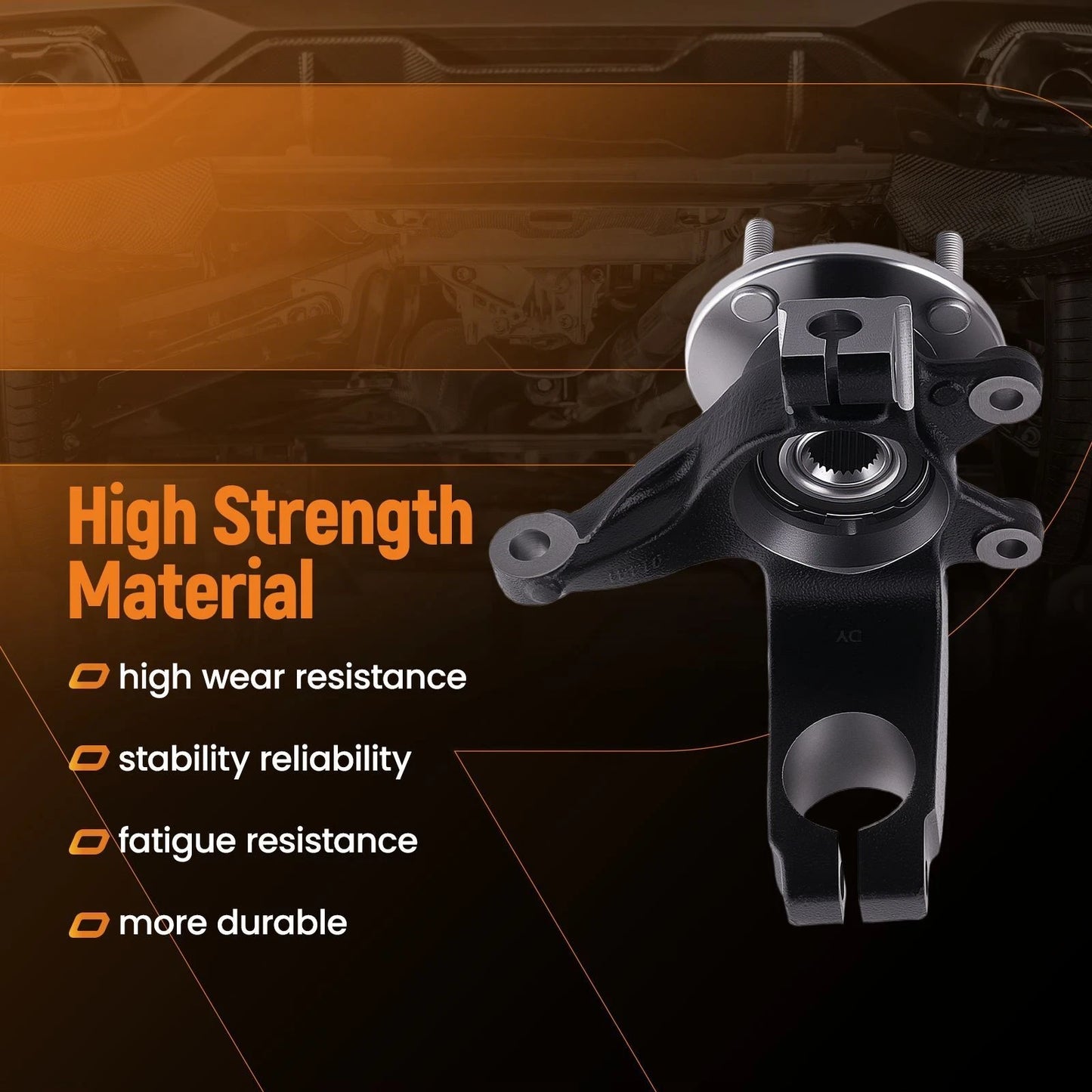 Front Driver Side Steering Knuckle for Ford Focus (2006–2011)