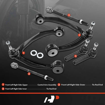 6X Front Upper Control Arm for Chevy Silverado 1500 GMC Sierra 1500 (2007–2018)