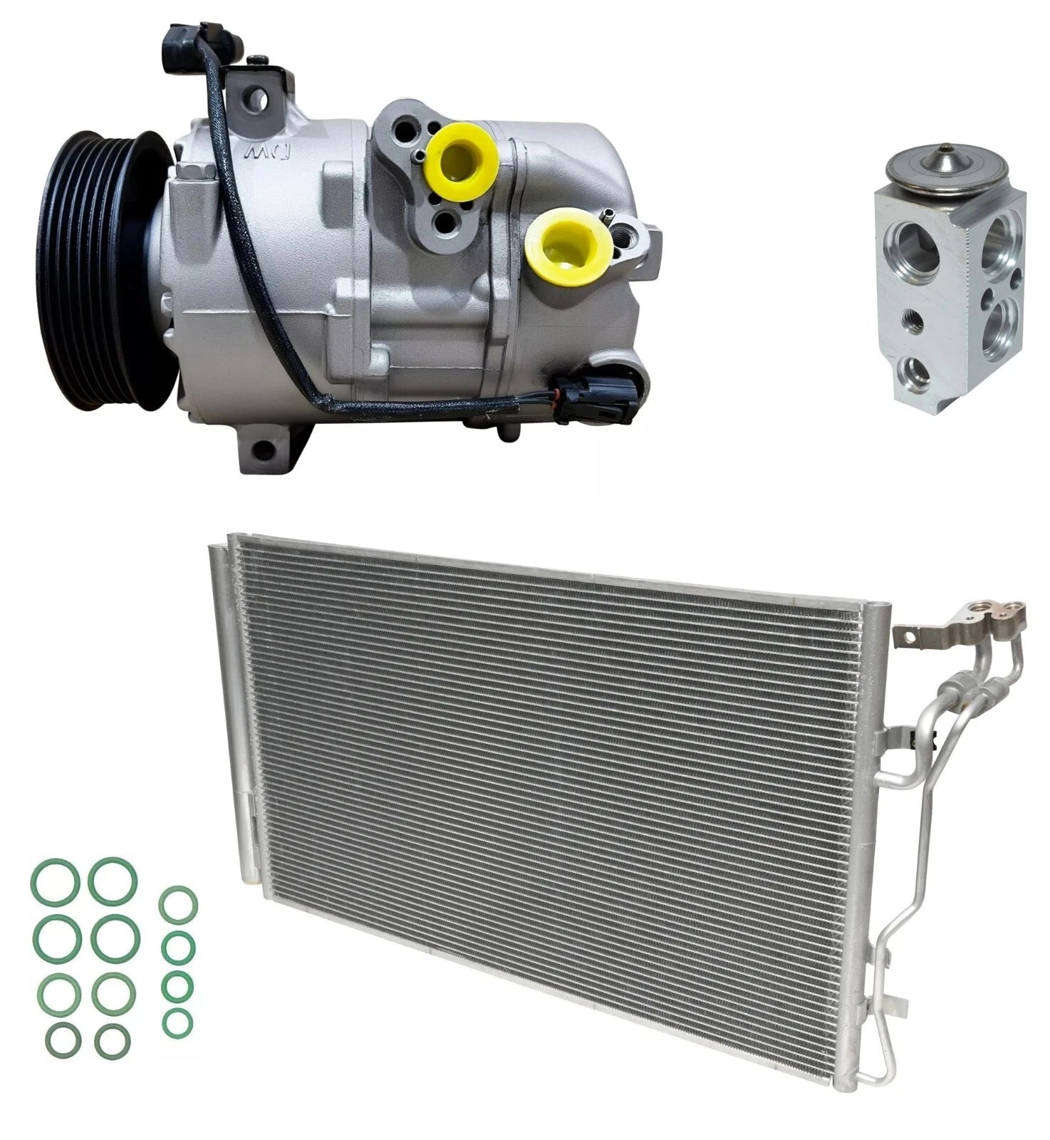 AC Compressor With Condenser Kit for Kia K900 5.0L (2016–2016)