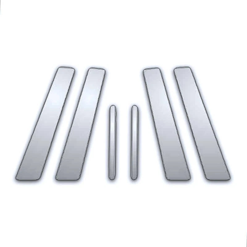 Chrome Pillar Post Covers 6-Piece Set for Mazda 3 (2004–2008)
