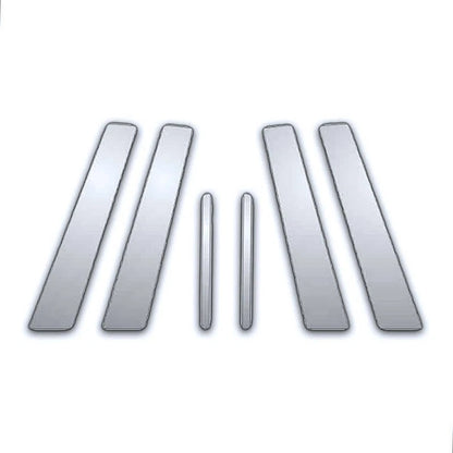 Chrome Pillar Post Covers 6-Piece Set for Mazda 3 (2004–2008)