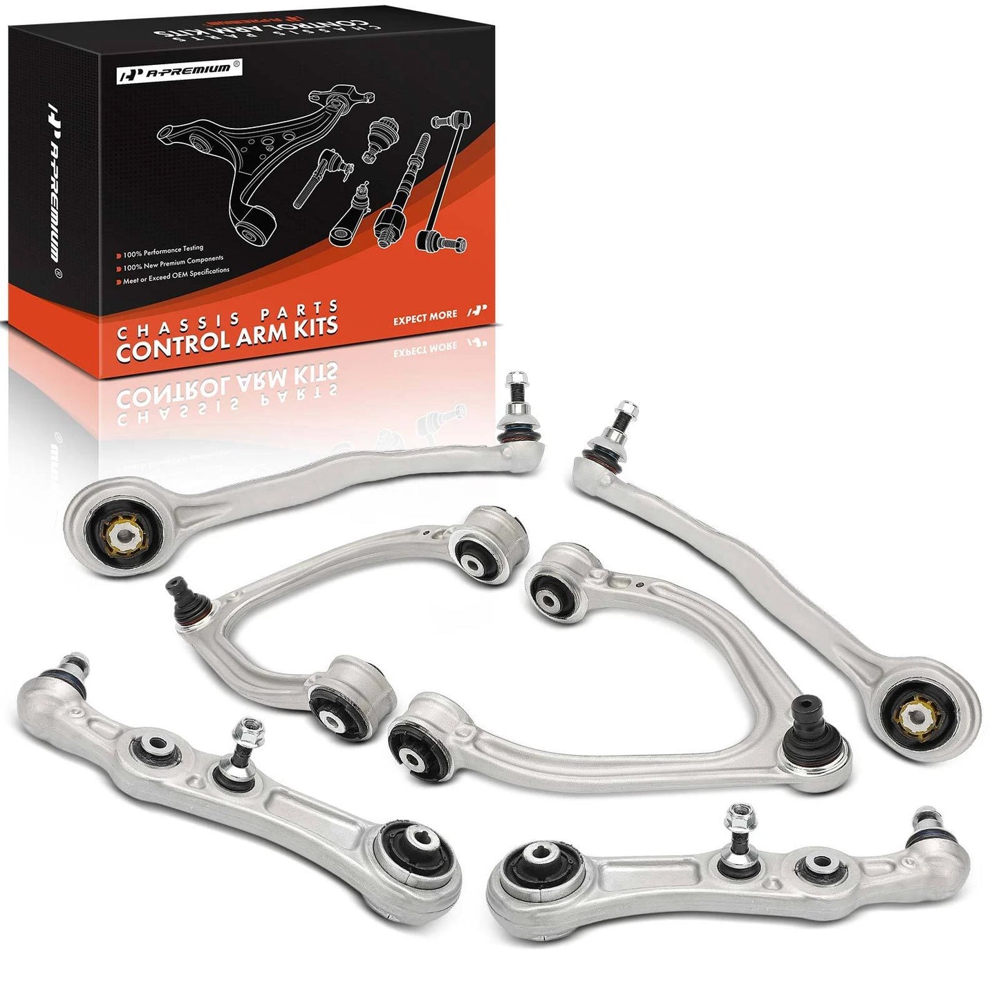 6X Front Control Arm with Ball Joint for Mercedes-Benz C300 (2015–2018)