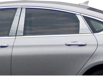 8pc Stainless Steel Pillar Post Trim Replacement for Chrysler 200 (2015–2017)