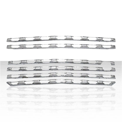 CHROME Snap On Grille Overlay Grill Covers for 2019-2021 Chevy Silverado 1500