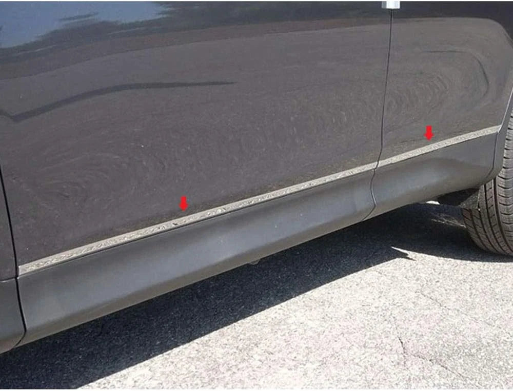 4p Luxury FX Chrome 7/8' Accent Door Molding Trim For 2013-2018 Toyota Rav4