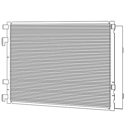 A/C Condenser Replacement Repair Part for 2013–2016 Hyundai Veloster