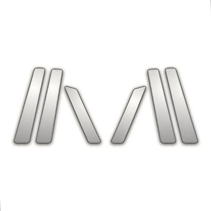 6Pc Chrome Pillar Post Covers Replacement for Infiniti EX (2008–2017)