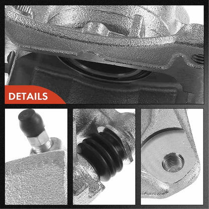 12x Ceramic Brake Pads and Calipers for Chevy Cobalt Pontiac (2005–2010)