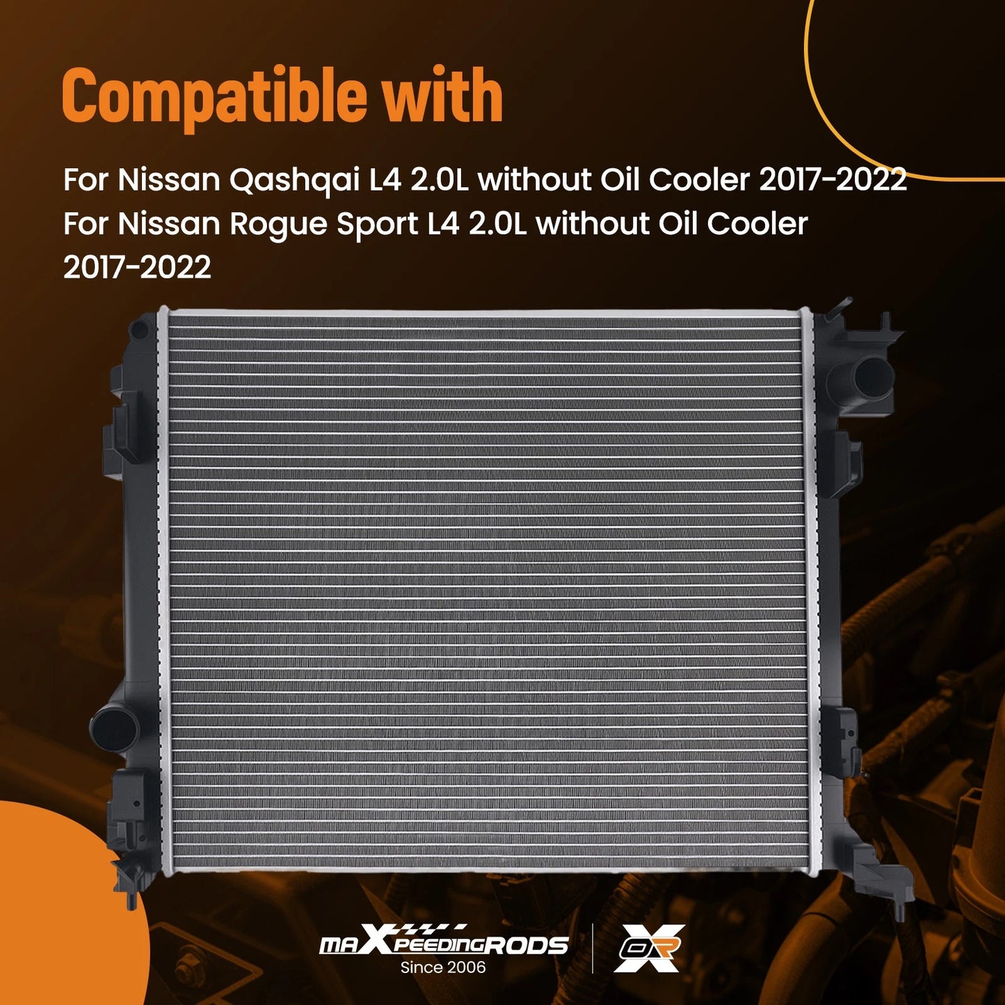 Aluminum Radiator Tank for Nissan Qashqai/Rogue Sport (2017–2022)