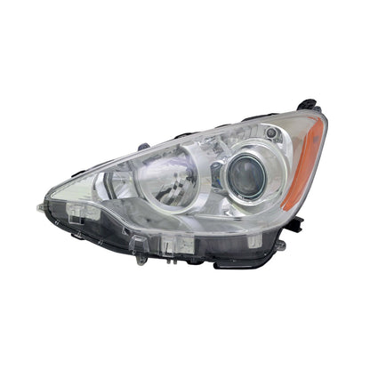 Halogen Head Light Assembly Replacement Driver Side for Toyota Prius C (2012-2014)