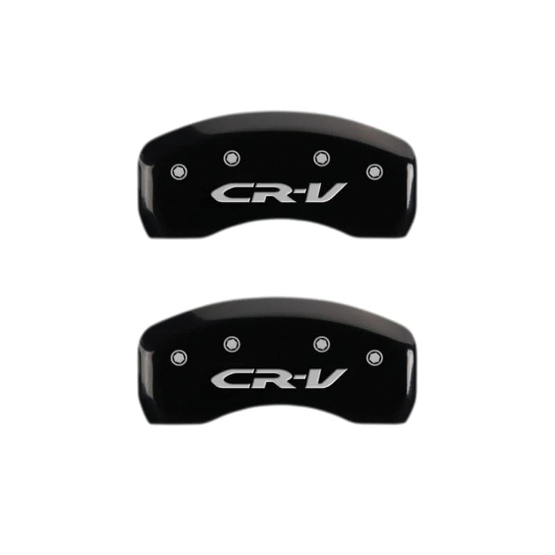 Caliper Covers Set of 4 Engraved Black for Honda CR-V (2004–2006)