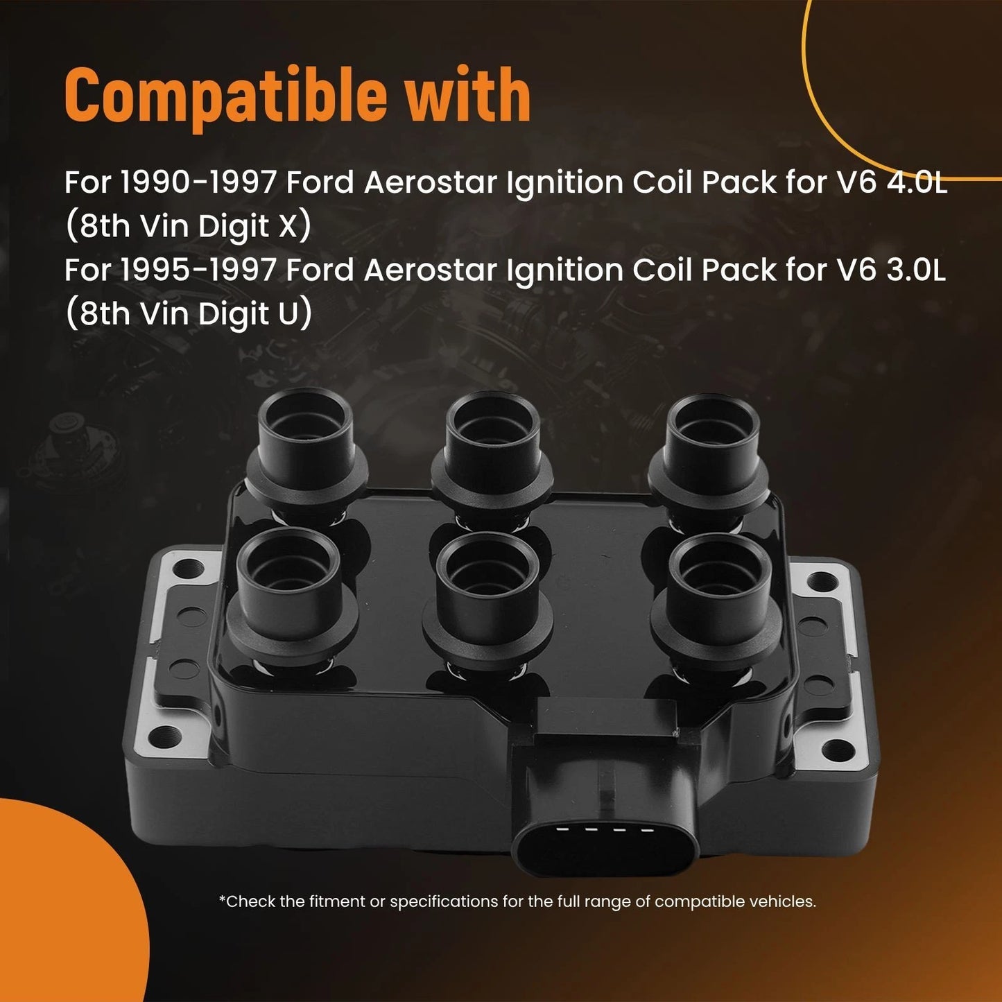 Ignition Coil for Mazda B4000 B3000 (1994–2010)