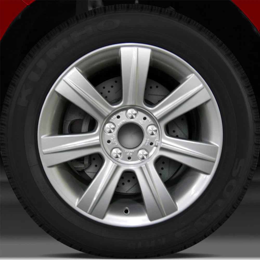 17x8 Factory Wheel (Bright Fine Metallic Silver) for 2006 BMW 330i