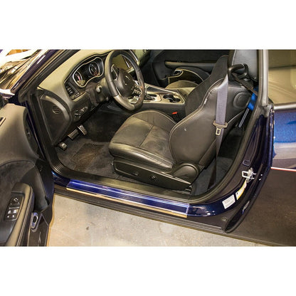 Door Sill Trim Kit with Blue LED for Dodge Challenger (2009–2019)