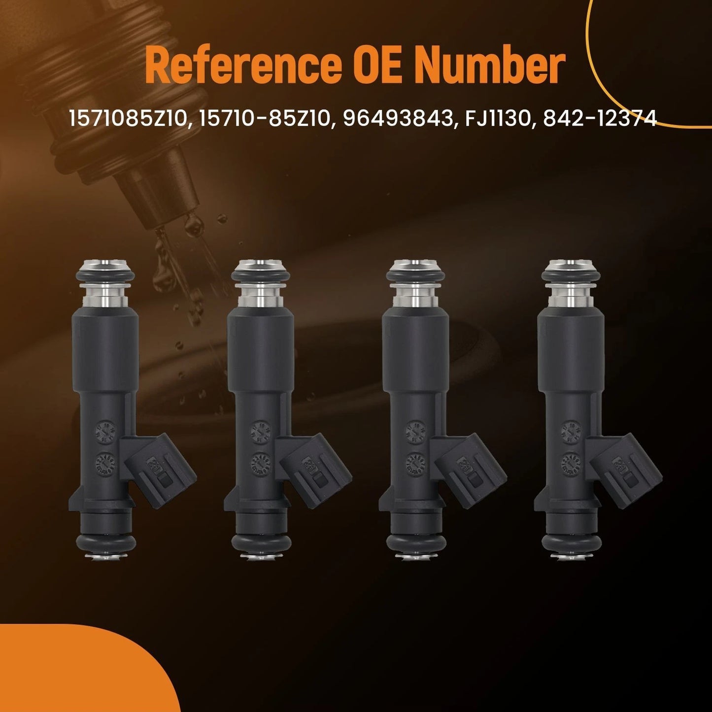 4PCS Fuel Injectors for Suzuki Forenza 2.0L (2006–2008)