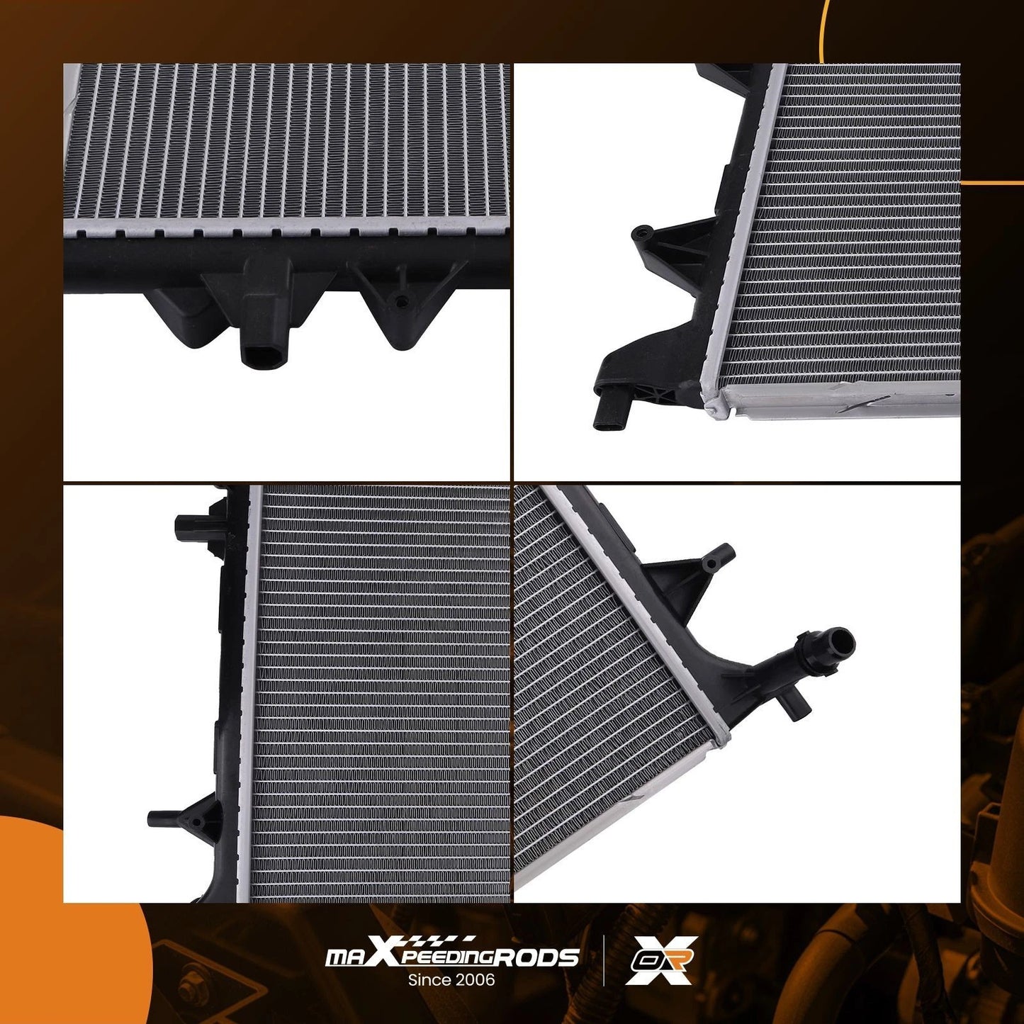 Aluminum Engine Radiator for Volkswagen Jetta & Passat 2012–2016