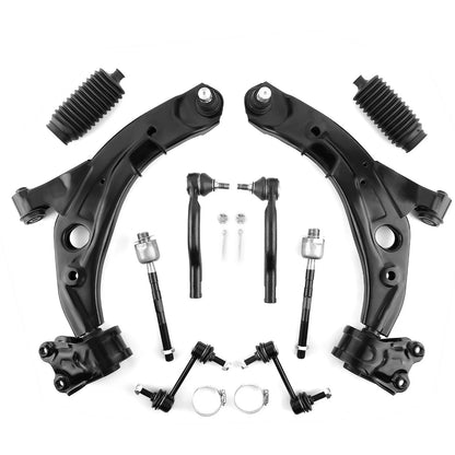 Front Lower Control Arms and Sway Bar Links for Ford Edge MKX (2007–2013)