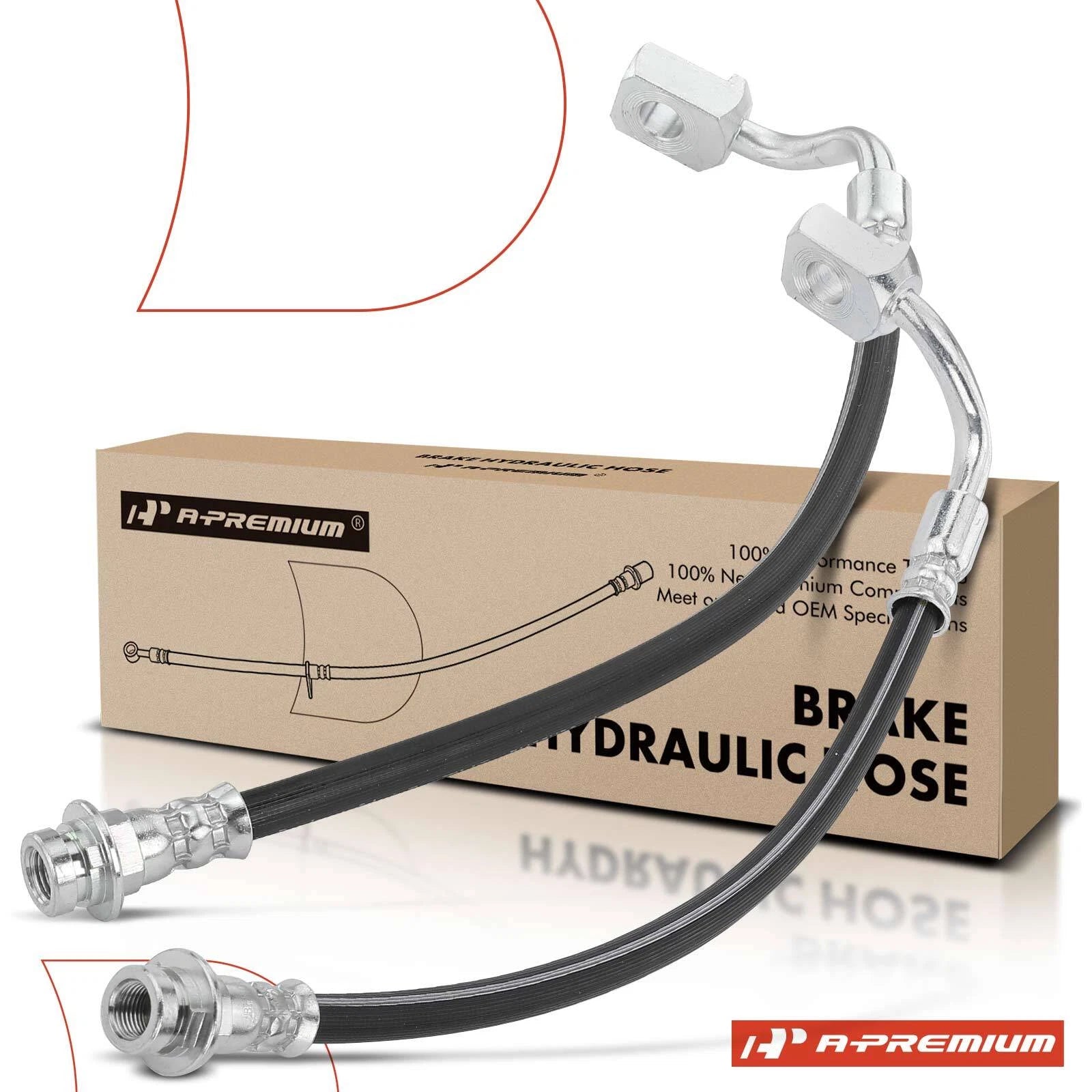 2X Rear Brake Hydraulic Hose for Chevrolet Impala (2011–2013)