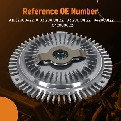 Cooling Fan Clutch for Mercedes-Benz 300E C280 E320 300SE C36 (1986–1997)