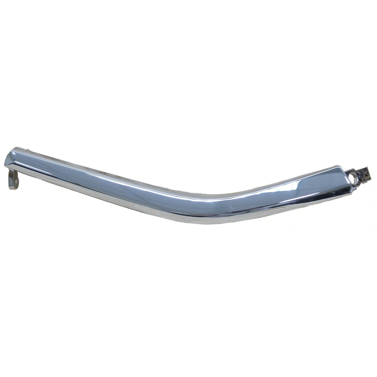 Replacement Chrome ABS Plastic Front Passenger Side Upper Bumper Cover Molding