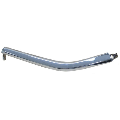 Replacement Chrome ABS Plastic Front Passenger Side Upper Bumper Cover Molding