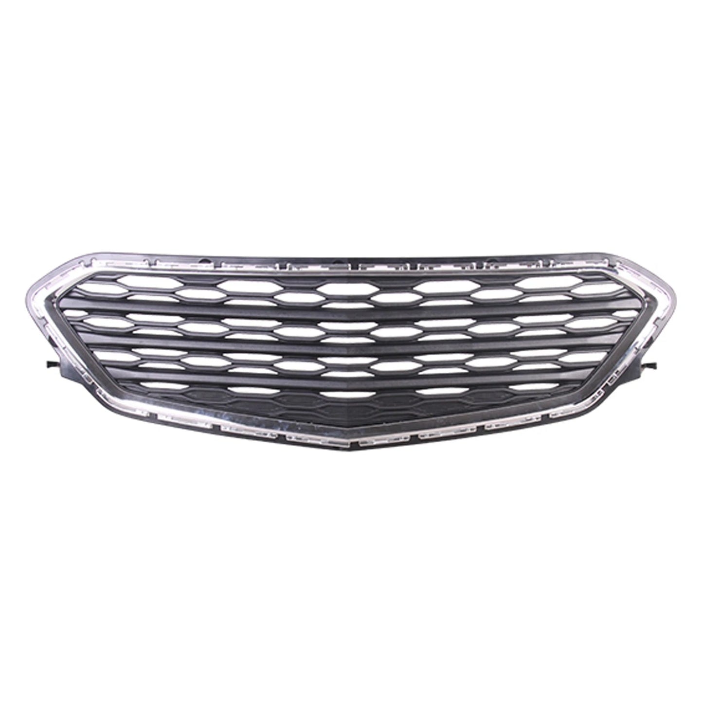 Replacement Black Chrome/Matte ABS Plastic Front Lower Grille