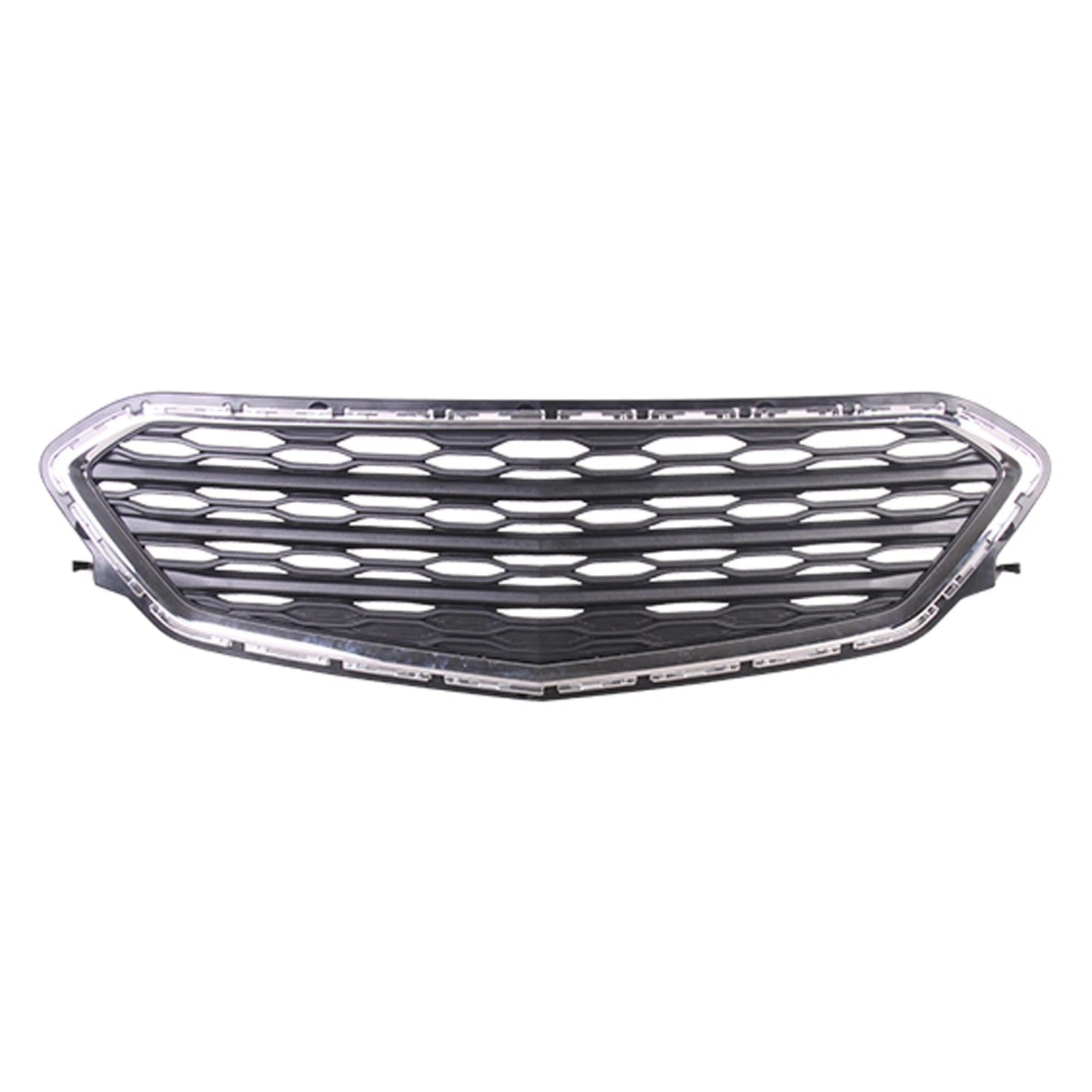 Replacement Black Chrome/Matte ABS Plastic Front Lower Grille