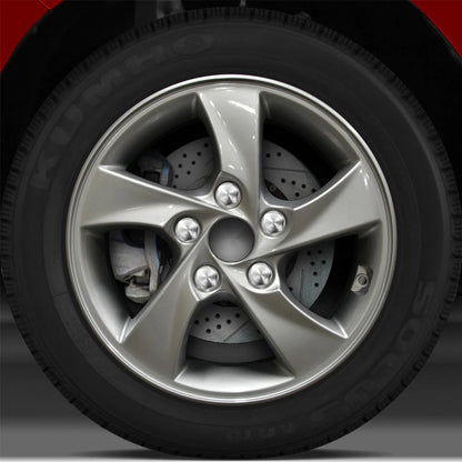 15x6 Factory Wheel (Bright Medium Silver) For 2014-2015 Hyundai Elantra
