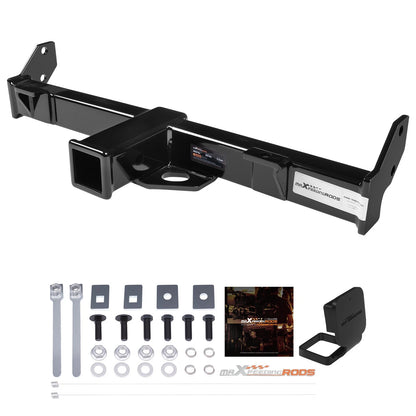 Front Mount Trailer Hitch 2-In Receiver and Bolts for Jeep Wrangler JK (2007–2018)